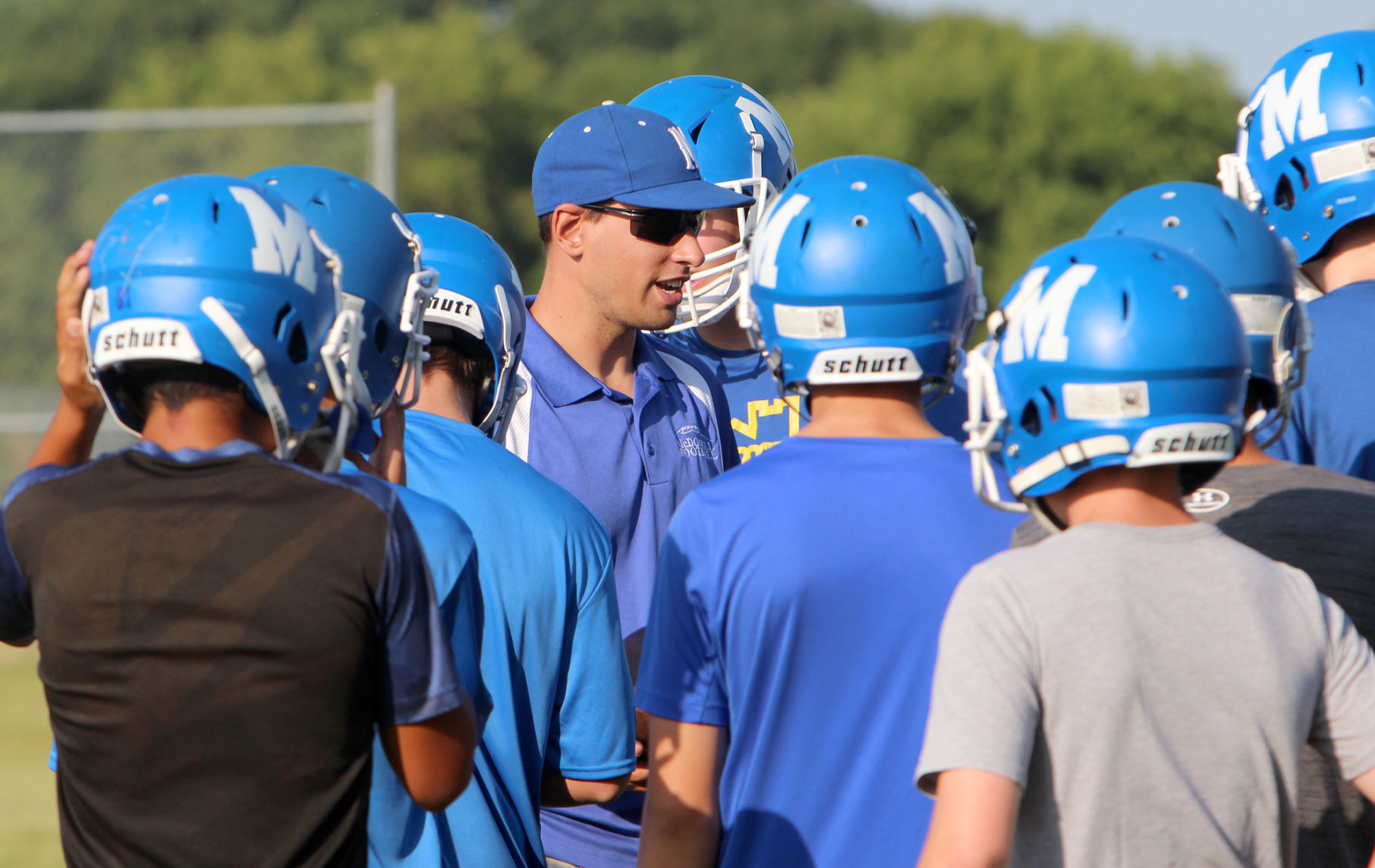McDonell football practice 8-7-19